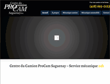 Tablet Screenshot of camionprocam.com